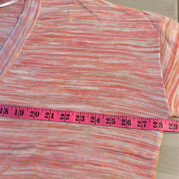 🆕 Pink Orange Spacedye Boyfriend Cardigan Sweater 2 2X 18 20 NWT Torrid New! - Picture 7 of 8